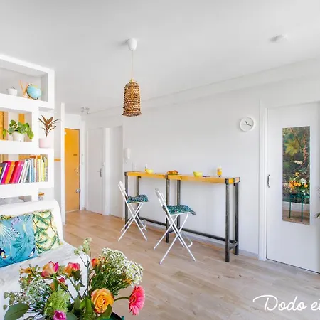 Apartment Adorable Studio With Ac And Balcony - Dodo Et Tartine